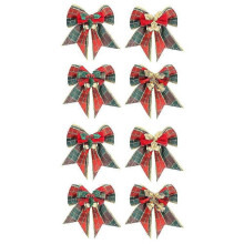 (A B C D) Glitter Poinsettia Christmas Tree Ornament Artificial Wedding Christmas Flowers Xmas Tree Wreaths Decor Ornament