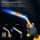 Propane Torch Head with 3 Nozzles, Trigger Start Mapp/Map Propane Gas Torch W/Push Button Igniter, Welding Torch Head for MAPP 5