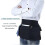 Waist Apron with 3 Pockets - Black Waitress Waiter Server Half Short Aprons 4