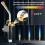 Propane Torch Head with 3 Nozzles, Trigger Start Mapp/Map Propane Gas Torch W/Push Button Igniter, Welding Torch Head for MAPP 6