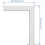 Adjustable Wall Mount for Projector Screen with Hook, 20 kg Capacity 2