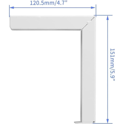 Adjustable Wall Mount for Projector Screen with Hook, 20 kg Capacity 1