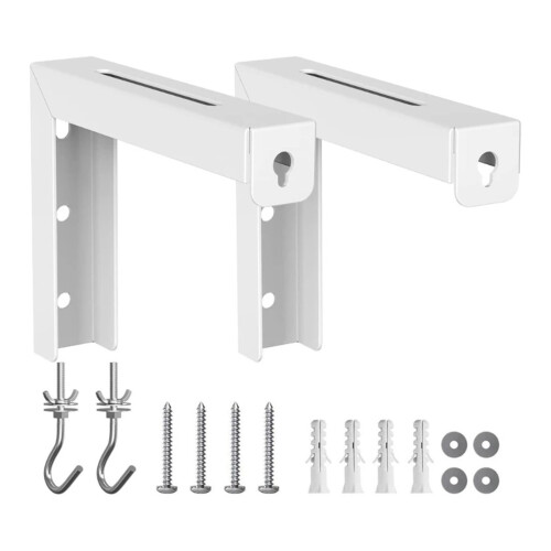 Adjustable Wall Mount for Projector Screen with Hook, 20 kg Capacity