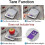 Digital Precision Kitchen Scale, Electronic Kitchen Scale, Tare Function, 5kg 5