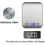 Digital Precision Kitchen Scale, Electronic Kitchen Scale, Tare Function, 5kg 6