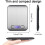 Digital Precision Kitchen Scale, Electronic Kitchen Scale, Tare Function, 5kg 3