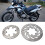 Motorcycle Front Rear Disc Brake Rotors 300mm 12
