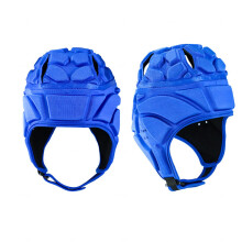 Soft Padded Helmet for Rugby Flag Football Adjustable Soccer Goalie Headguard Headgear Sports Goalkeeper Head Protection Kids Youth Adults