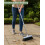Outdoor Garden Broom Hard Bristle Extendable handle Brush Sweeper 5