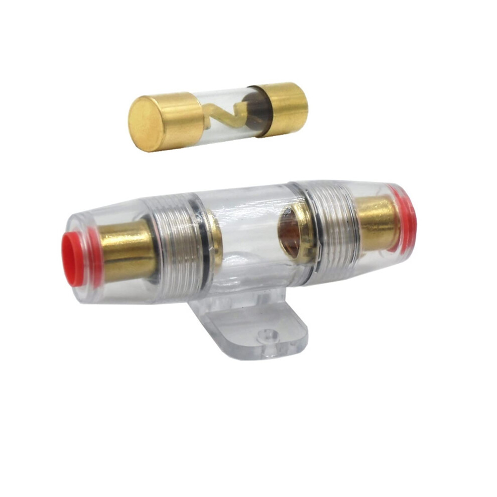 1Pcs 10 38Mm Plated Glass Agu Fuse Fuses Pack Car Audio Amp 10A - 100A Gold 477169057938
