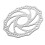 Bicycle Disc Brake Rotor Rustproof Steel Inner 6