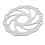 Bicycle Disc Brake Rotor Rustproof Steel Inner 10