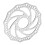 Bicycle Disc Brake Rotor Rustproof Steel Inner 4