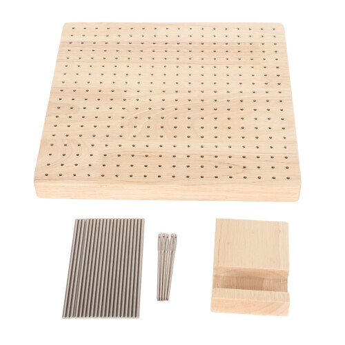 Crochet Blocking Board Handcrafted Wooden Knitting