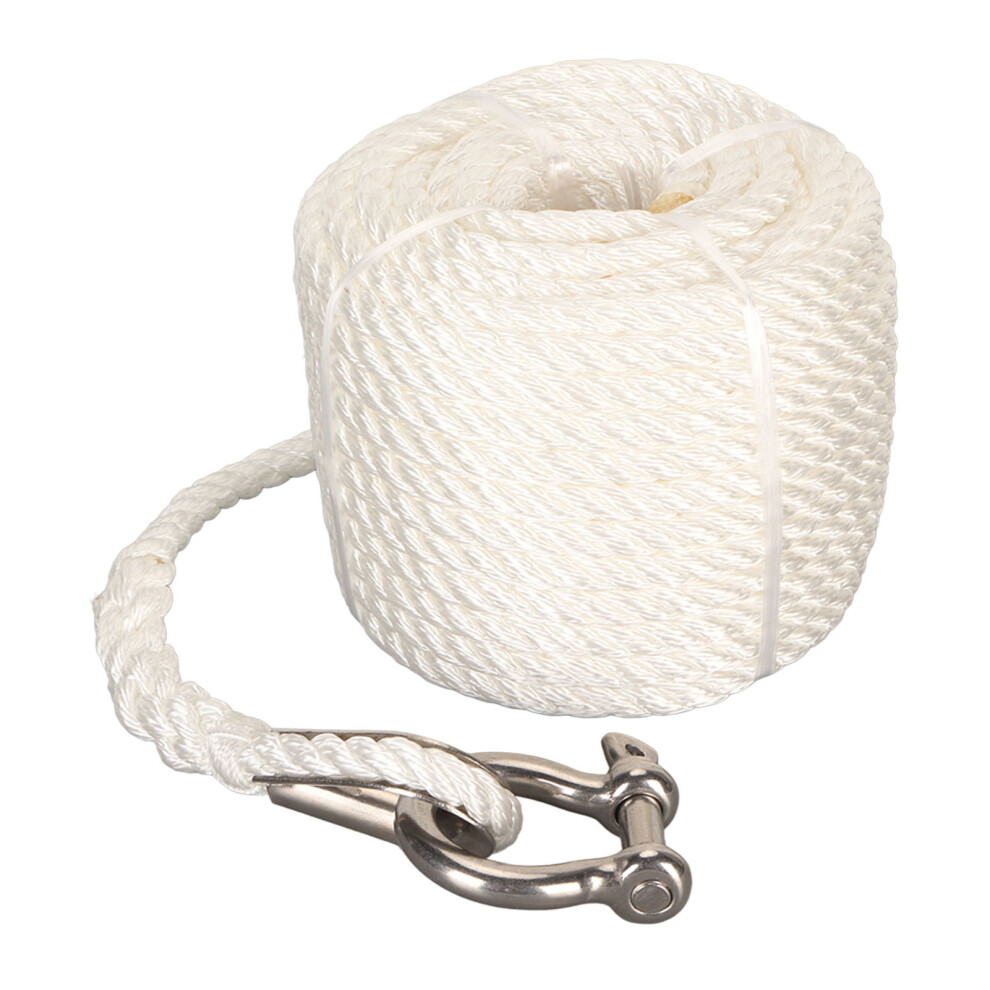 75Ft Double Braid Nylon Boat Dock Lines 1565 Lbs 9121376733420