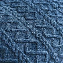 (created-sapphire blue, 203cm*229cm) Ultra-Soft Taffeta Winter Comforter - Thick, Warm & Cozy Solid Color Jacquard Quilted Design, Machine Washable - Perfect for Bedroom