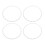 4PCS 20in Wheel Rim Protection Ring Wheel Edges 5