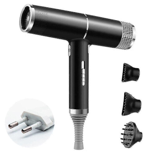 Professional Hair Dryer With Diffuser - Icetek Negative Ionic Hair Dryer 2000wBlack 1