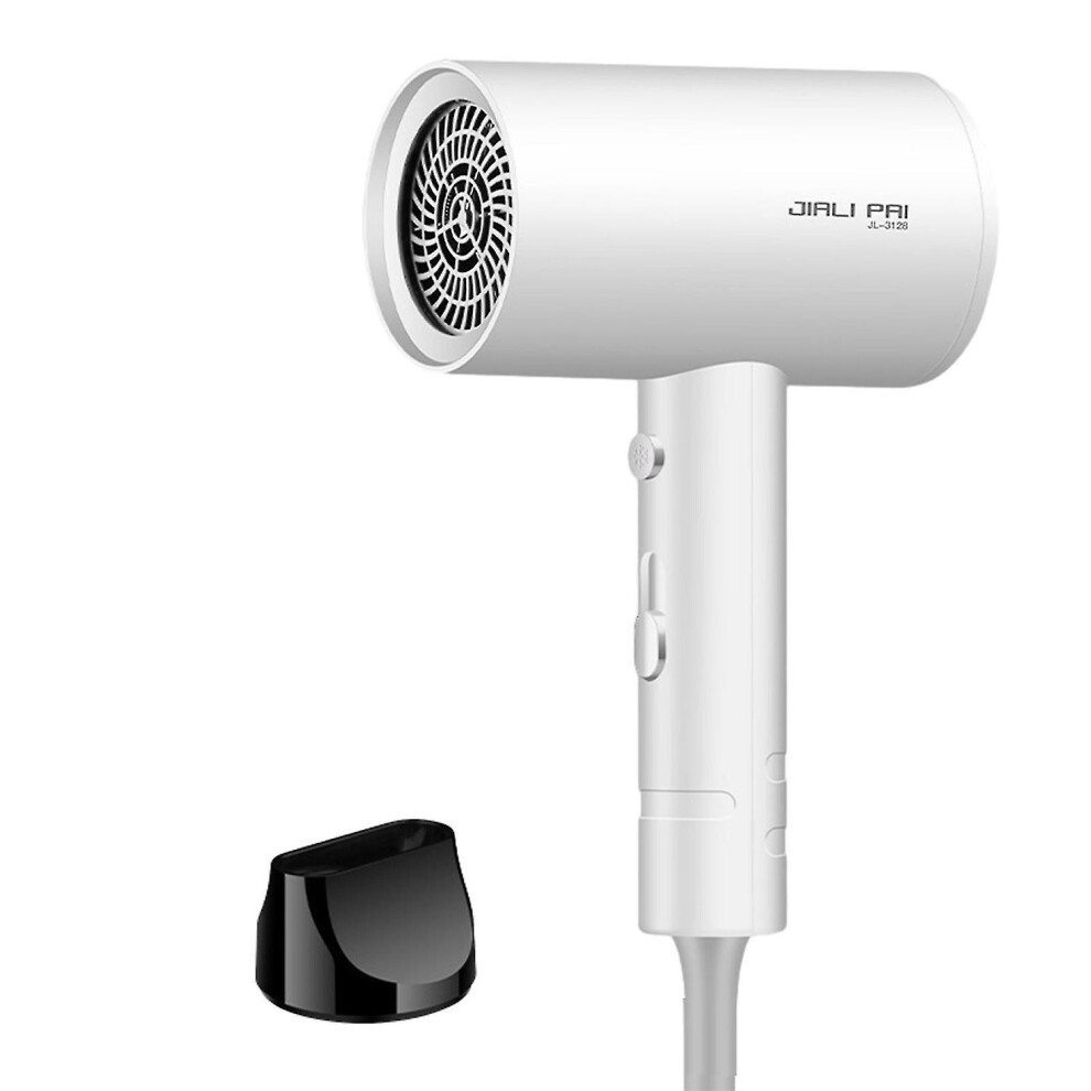 Negative Ionic Hair Dryer With Concentrator Expertise Portable Hair Dryers For Women Curly Hair ConsWhite