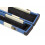 Striker 3/4 Jointed Snooker Pool Cue Set + Deluxe White and Blue Case 13
