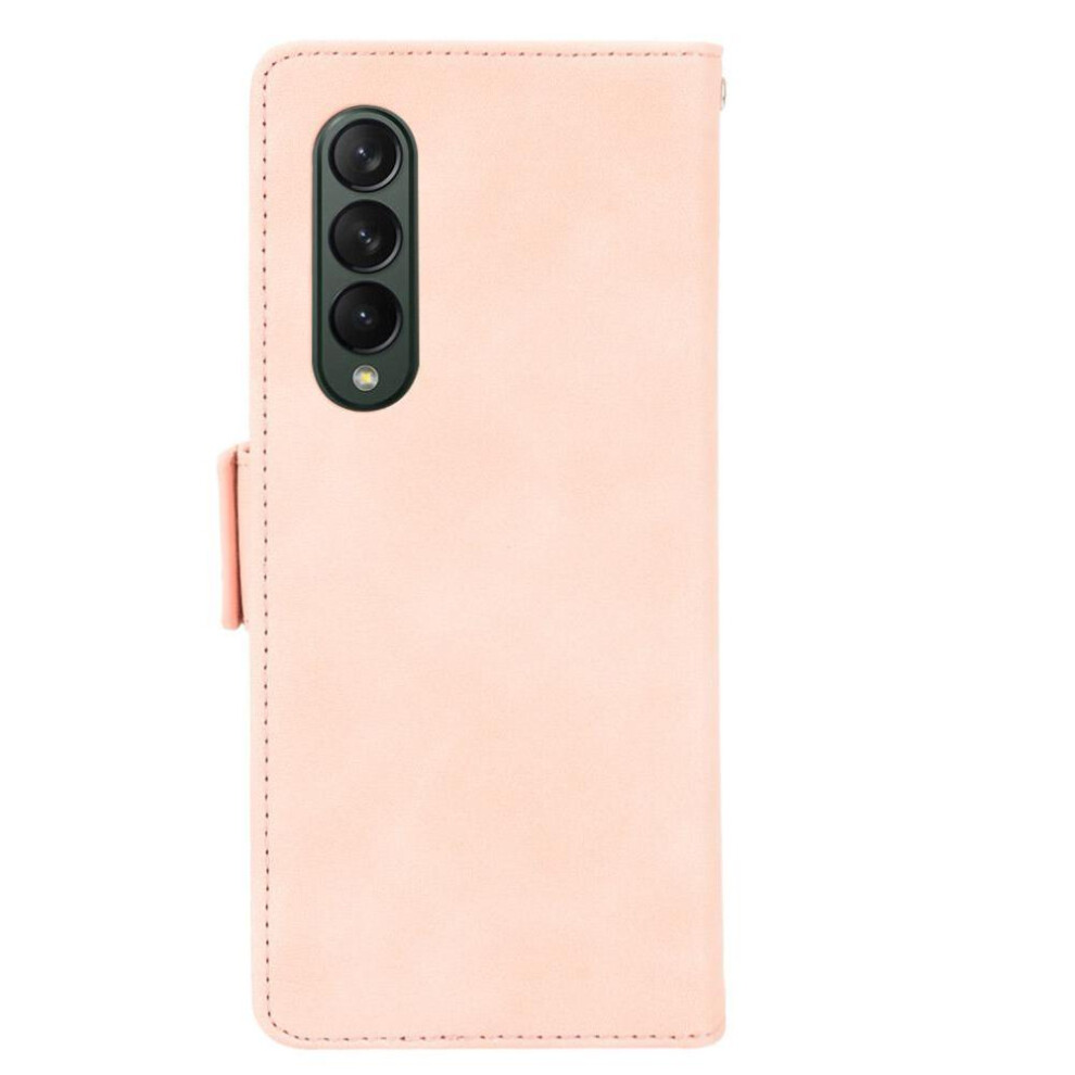 (Pink) Compatible Case For Samsung Galaxy Z Fold4 5G Unique High Quality Accurate Incision Kickstand Function Pink 764563074204