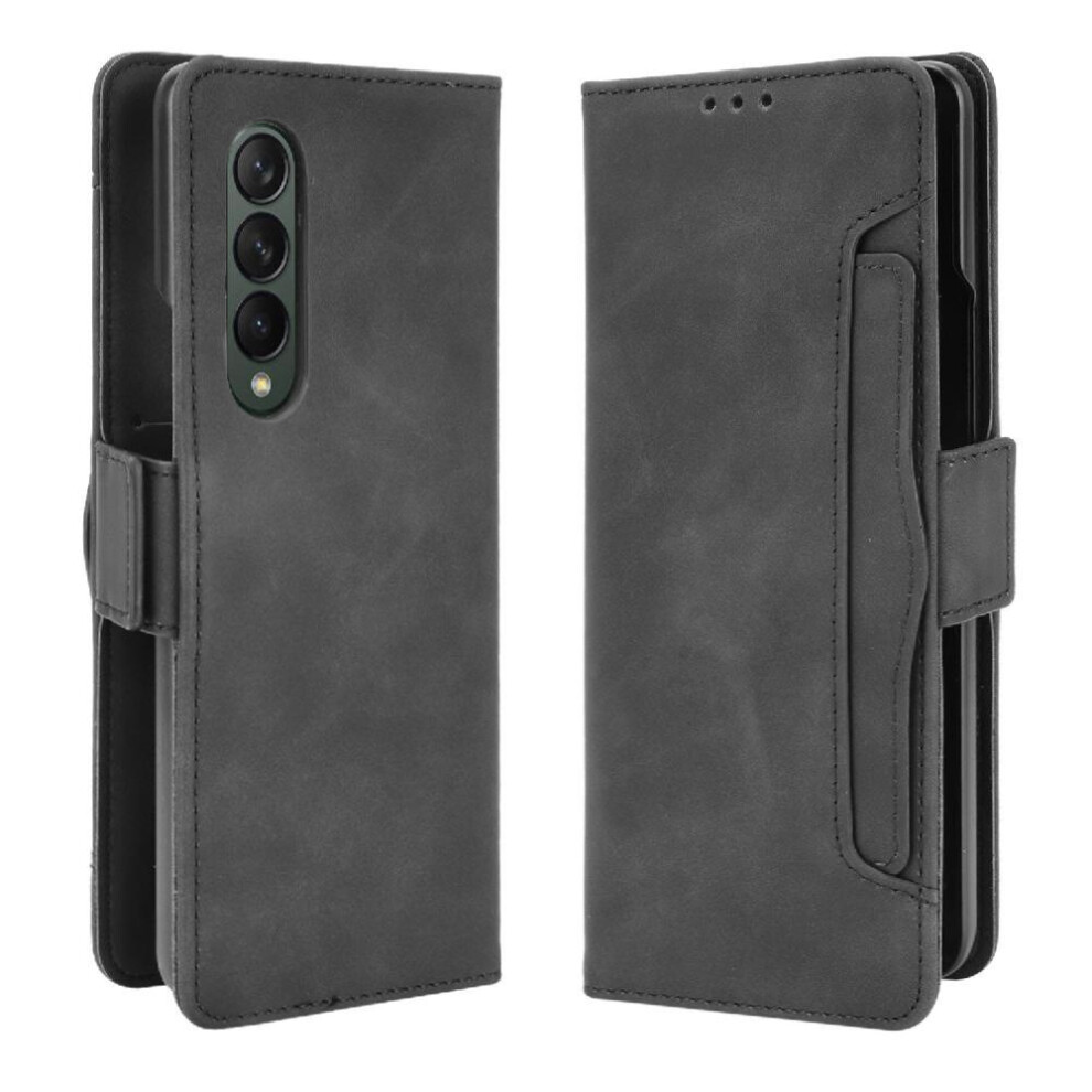 (Black) Compatible Case For Samsung Galaxy Z Fold4 5G Unique High Quality Accurate Incision Kickstand Function Black 764563074167