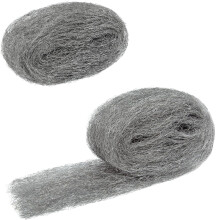 Steel Wool Fill Fabric, DIY Kit for Gap Blocker, Wall Cracks, Vents in House, Keep Mice Away(2 PCS)