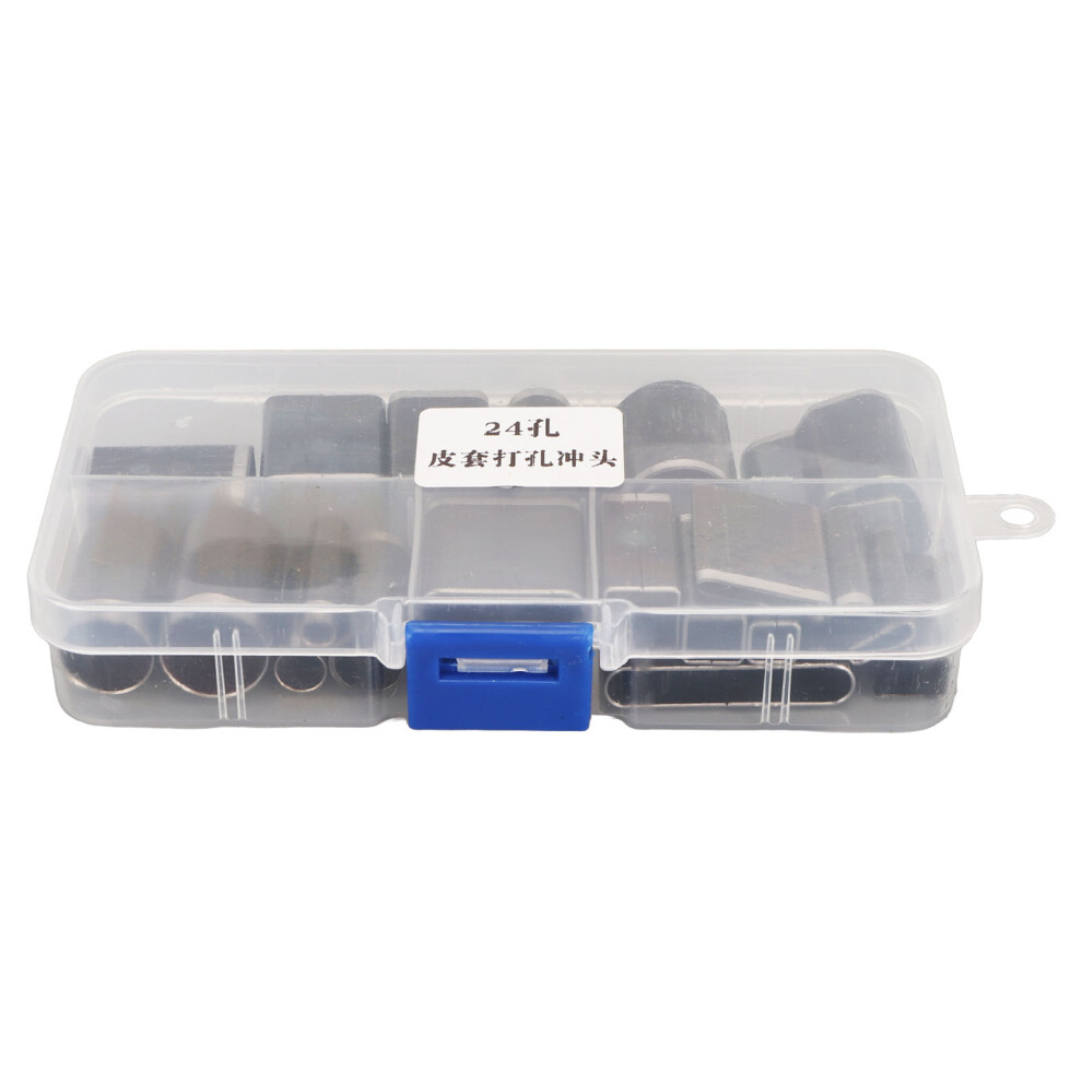 24Pcs Hollow Punch Cutter High Carbon Steel 9121376739675
