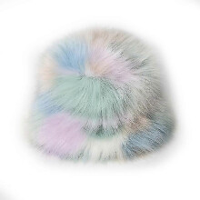 (COLOR 8) Women Furry Fisherman Hat Faux Fur Bucket Cap Winter Ear Warmer