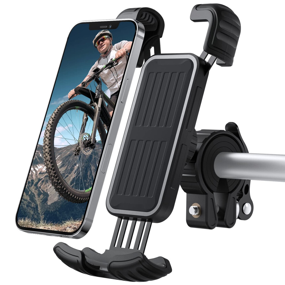 Bicycle Phone Holder, Bike Phone Mount, Bicycle Cell Phone Mount Holder Handlebar Clip For 5.5 6.7' Phones 477169060303