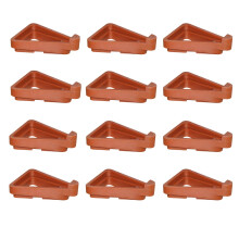 Pack of 12 Flower/Plant Pot Feet,Invisible Flower Pot Risers,Pot Toes Pot Lifters Supports Planters