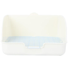 (White) Pet Toilet Pet Potty Trainer Dog Indoor Toilet Pet Training Toilet For Dog Rabbit And Guinea Pig (blue)
