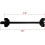 15' 380MM Coil Spring Compressor Tool, Auto Suspension Compression Remover Installer Tool Set of 2 Black 5