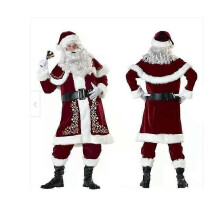 (M, man) Santa Claus Costume Father Mother Christmas Suit Men's Ladies Christmas Costume