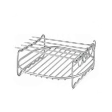 (20cm, 5 pins) Air Fryer Double Layer Rack, Air Fryer Accessories Multi-purpose Rack Fits Most 4.2QT or Above