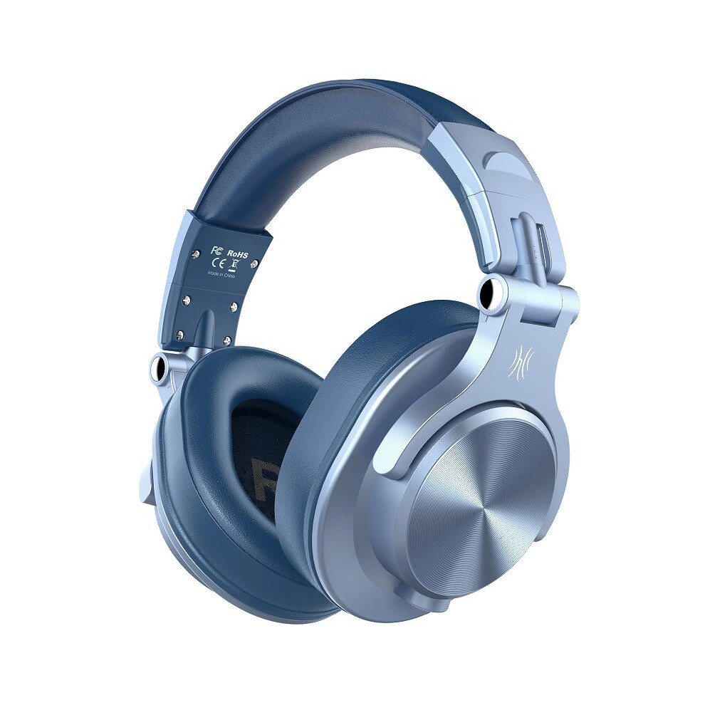 ( (A70-Typc Charging Port)) Oneodio Header A70 Head-Mounted Wireless Bluetooth Headset Sky Blue 6935158887798