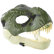 (Green) Horror Dinosaur Masque Foldable Animals Latex Masque Halloween Cosplay Props