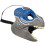 (Blue) Horror Dinosaur Masque Foldable Animals Latex Masque Halloween Cosplay Props 4