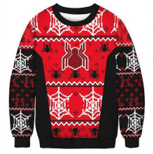 (M) Colorful House Unisex's Ugly Christmas Jumper Sweater Printed Pullover, Halloween 3D Digital Print Sweatshirt