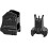 Flip Up Iron Sights,Metal Front & Rear Sights,Rapid Transition Backup Sight Set 4