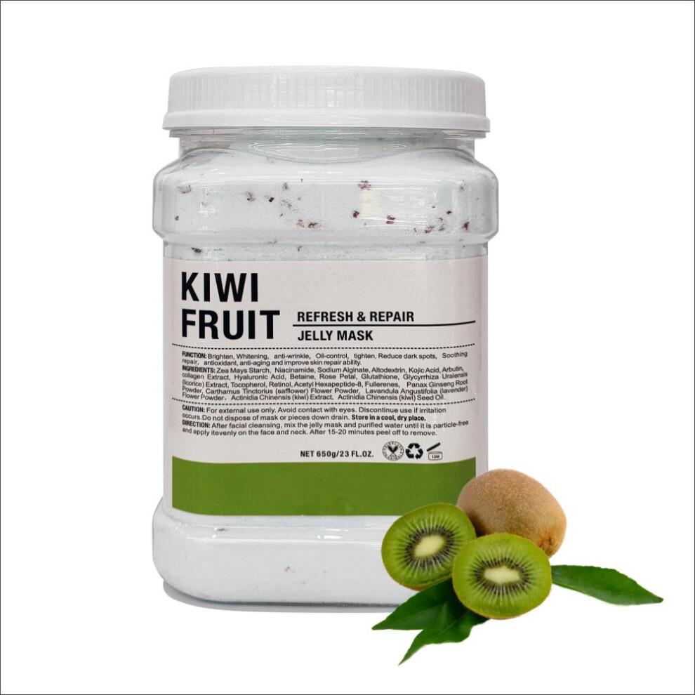 Topsrjyl (Kiwi Kiwi) Rose Petal Crystal Jelly Mask Powder Vampire Against Age Water Brightening Skin Soft Mask Powder 650G