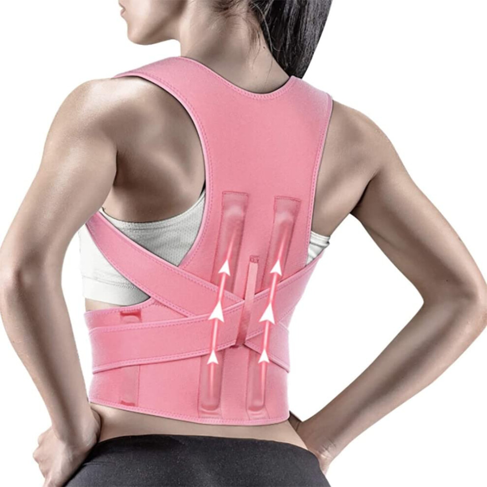 Posture Corrector Brace Supports Belt Shoulder Back Support Belt for Shoulder Posture (Color : Beige, Size : S code)