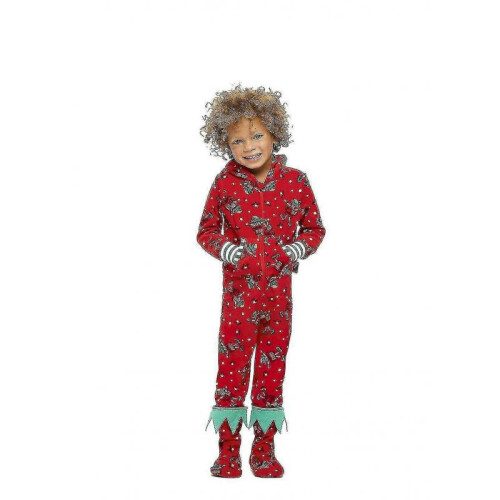 (11T) Kids Matching Christmas Pajamas Set 2