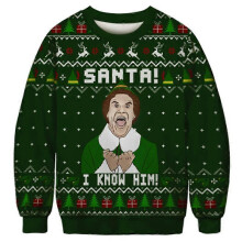 (XL) Unisex Christmas Sweatshirt for Men Women Pullover Sweater Crewneck Long Sleeve Top