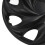 4PCS 13in Wheel Hubcap Black Cool Look Wheel Rim 14