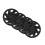 4PCS 13in Wheel Hubcap Black Cool Look Wheel Rim 6