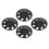 4PCS 13in Wheel Hubcap Black Cool Look Wheel Rim 9