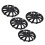 4pcs 14in Wheel Hub Caps Scratch Resistant 4