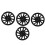 4pcs 14in Wheel Hub Caps Scratch Resistant 8