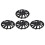 4pcs 14in Wheel Hub Caps Scratch Resistant 6